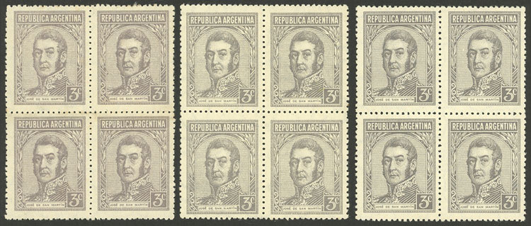 Lot 405 - Argentina general issues -  Guillermo Jalil - Philatino Auction # 2605 ARGENTINA: Very good selection of interesting lots with very low prices!