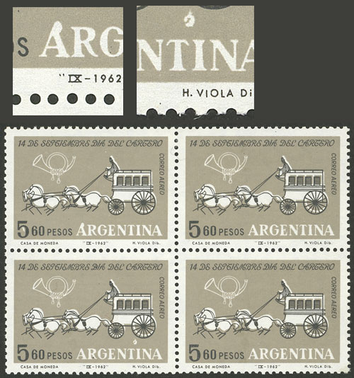 Lot 710 - Argentina general issues -  Guillermo Jalil - Philatino Auction # 2605 ARGENTINA: Very good selection of interesting lots with very low prices!