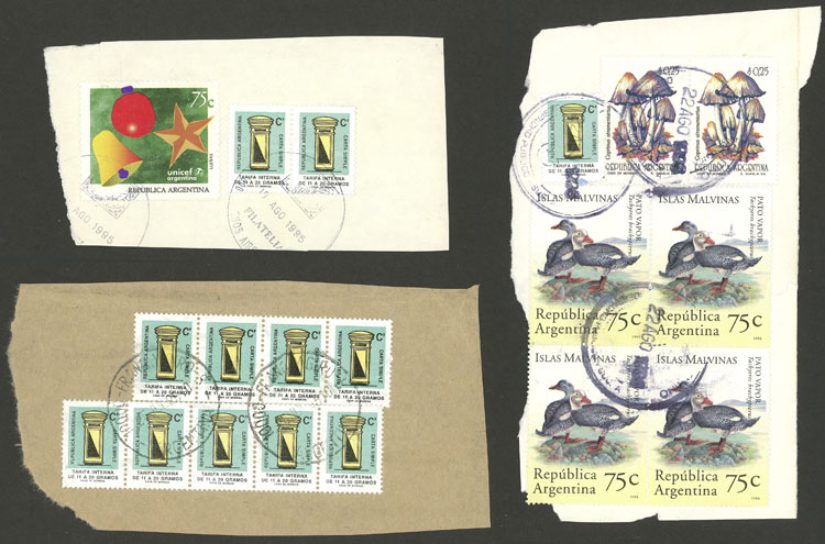 Lot 817 - Argentina general issues -  Guillermo Jalil - Philatino Auction # 2605 ARGENTINA: Very good selection of interesting lots with very low prices!