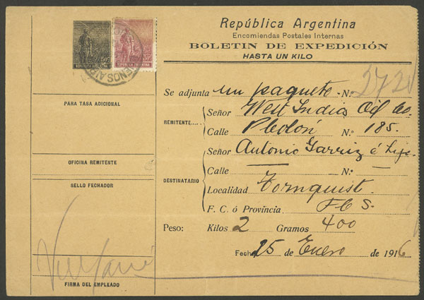 Lot 1022 - Argentina Postal stationery - Guillermo Jalil - Philatino Auction # 2605 ARGENTINA: Very good selection of interesting lots with very low prices! Lot 1022 - Argentina Postal stationery - Guillermo Jalil - Philatino Auction # 2605 ARGENTINA: Very good selection of interesting lots with very low prices!