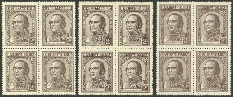 Lot 403 - Argentina general issues -  Guillermo Jalil - Philatino Auction # 2605 ARGENTINA: Very good selection of interesting lots with very low prices!