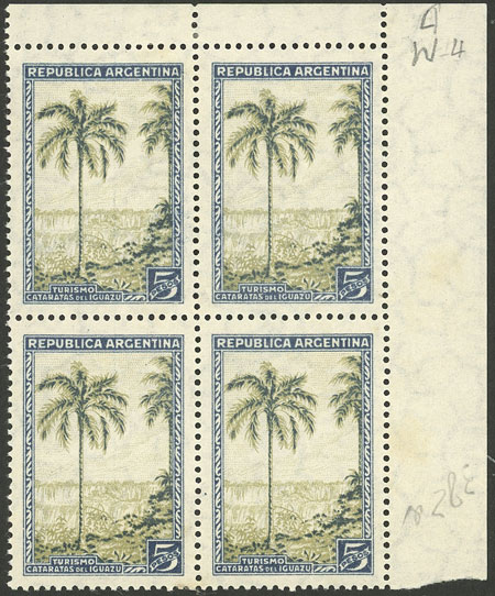 Lot 428 - Argentina general issues -  Guillermo Jalil - Philatino Auction # 2605 ARGENTINA: Very good selection of interesting lots with very low prices!
