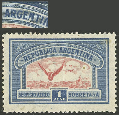 Lot 888 - Argentina airmail -  Guillermo Jalil - Philatino Auction # 2605 ARGENTINA: Very good selection of interesting lots with very low prices!