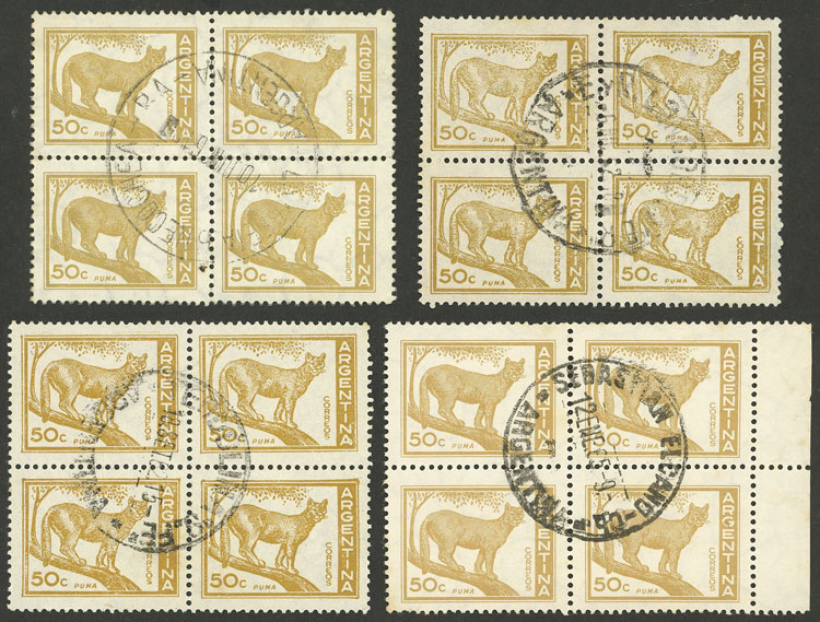 Lot 648 - Argentina general issues -  Guillermo Jalil - Philatino Auction # 2605 ARGENTINA: Very good selection of interesting lots with very low prices!