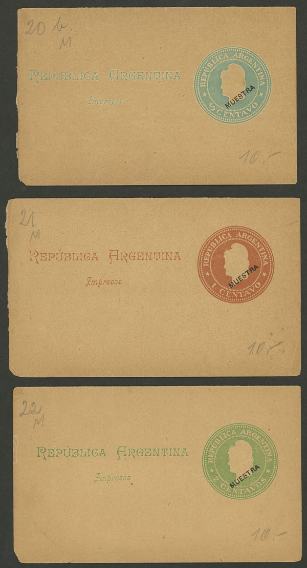 Lot 1032 - Argentina Postal stationery -  Guillermo Jalil - Philatino Auction # 2605 ARGENTINA: Very good selection of interesting lots with very low prices!