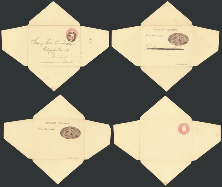 Lot 1048 - Argentina Postal stationery -  Guillermo Jalil - Philatino Auction # 2605 ARGENTINA: Very good selection of interesting lots with very low prices!