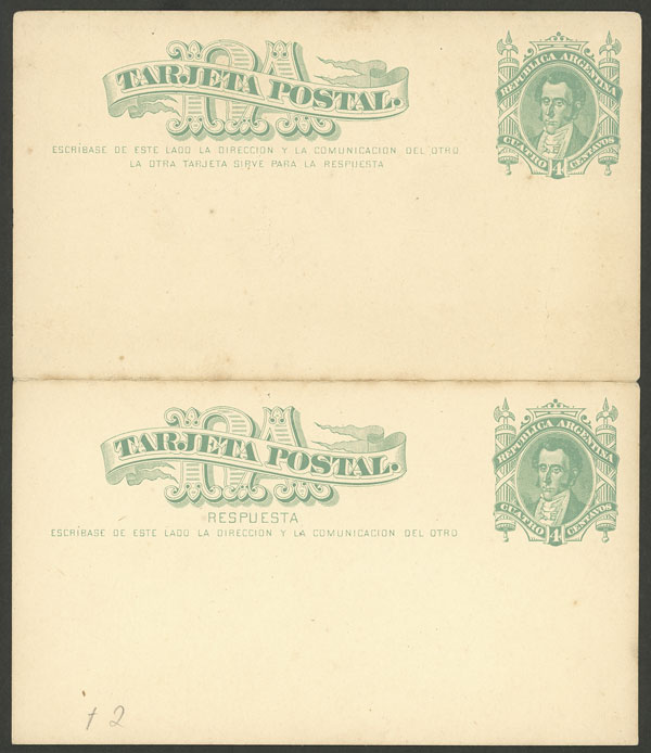 Lot 1062 - Argentina Postal stationery - Guillermo Jalil - Philatino Auction # 2605 ARGENTINA: Very good selection of interesting lots with very low prices! Lot 1062 - Argentina Postal stationery - Guillermo Jalil - Philatino Auction # 2605 ARGENTINA: Very good selection of interesting lots with very low prices!