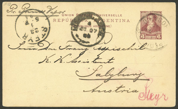 Lot 1066 - Argentina Postal stationery - Guillermo Jalil - Philatino Auction # 2605 ARGENTINA: Very good selection of interesting lots with very low prices! Lot 1066 - Argentina Postal stationery - Guillermo Jalil - Philatino Auction # 2605 ARGENTINA: Very good selection of interesting lots with very low prices!