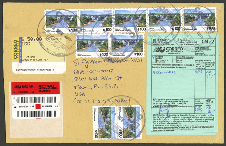 Lot 1203 - Argentina postal history - Guillermo Jalil - Philatino Auction # 2605 ARGENTINA: Very good selection of interesting lots with very low prices! Lot 1203 - Argentina postal history - Guillermo Jalil - Philatino Auction # 2605 ARGENTINA: Very good selection of interesting lots with very low prices!