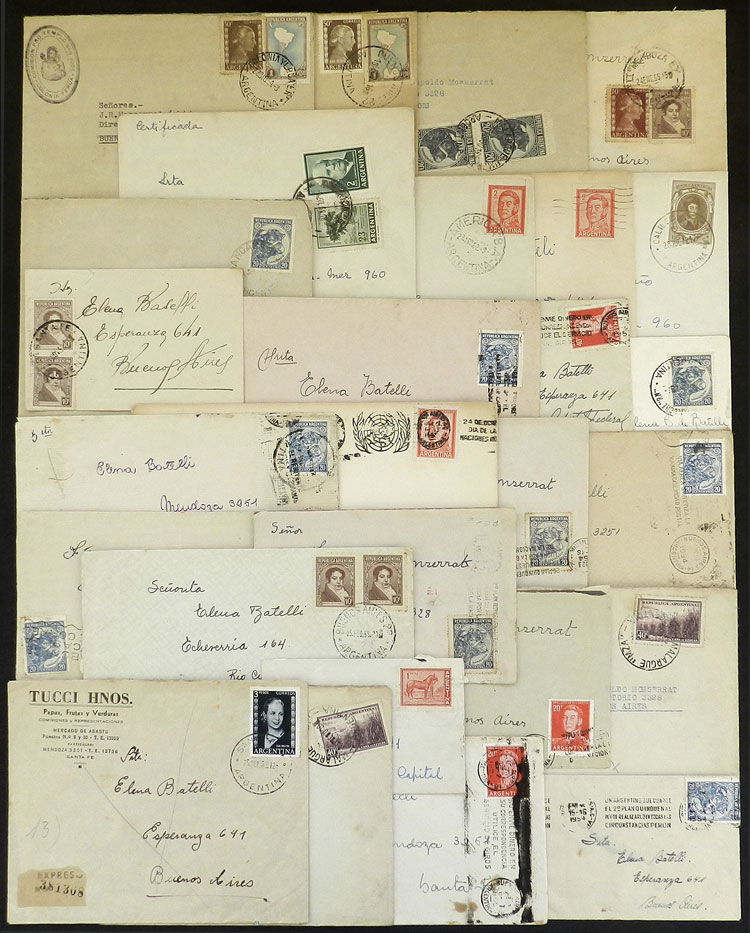 Lot 1166 - Argentina postal history - Guillermo Jalil - Philatino Auction # 2605 ARGENTINA: Very good selection of interesting lots with very low prices! Lot 1166 - Argentina postal history - Guillermo Jalil - Philatino Auction # 2605 ARGENTINA: Very good selection of interesting lots with very low prices!
