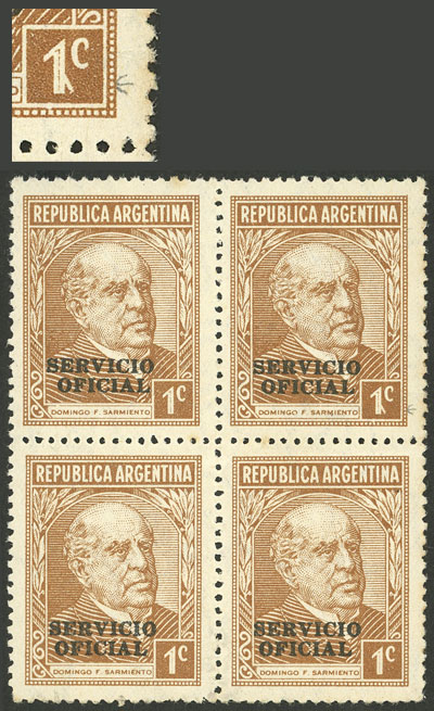 Lot 984 - Argentina official stamps -  Guillermo Jalil - Philatino Auction # 2605 ARGENTINA: Very good selection of interesting lots with very low prices!