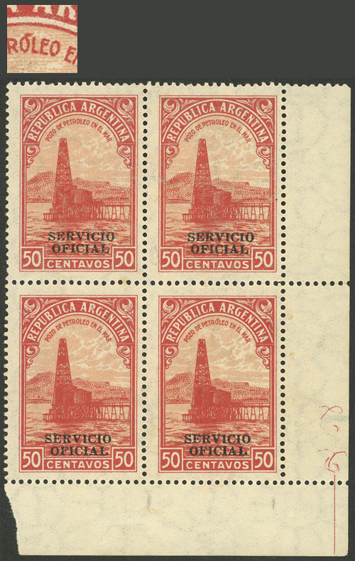 Lot 987 - Argentina official stamps -  Guillermo Jalil - Philatino Auction # 2605 ARGENTINA: Very good selection of interesting lots with very low prices!