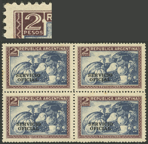 Lot 988 - Argentina official stamps -  Guillermo Jalil - Philatino Auction # 2605 ARGENTINA: Very good selection of interesting lots with very low prices!