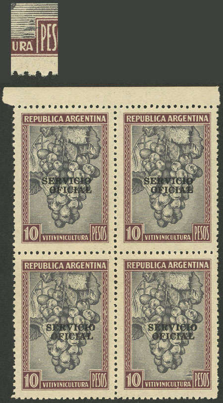 Lot 993 - Argentina official stamps -  Guillermo Jalil - Philatino Auction # 2605 ARGENTINA: Very good selection of interesting lots with very low prices!