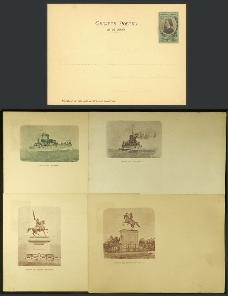 Lot 1081 - Argentina Postal stationery - Guillermo Jalil - Philatino Auction # 2605 ARGENTINA: Very good selection of interesting lots with very low prices! Lot 1081 - Argentina Postal stationery - Guillermo Jalil - Philatino Auction # 2605 ARGENTINA: Very good selection of interesting lots with very low prices!