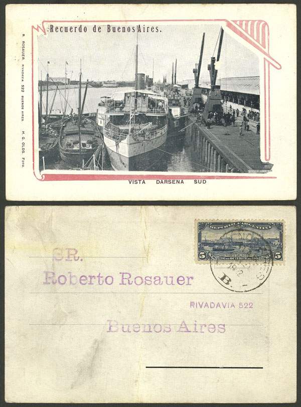 Lot 1206 - Argentina postcards - Guillermo Jalil - Philatino Auction # 2605 ARGENTINA: Very good selection of interesting lots with very low prices! Lot 1206 - Argentina postcards - Guillermo Jalil - Philatino Auction # 2605 ARGENTINA: Very good selection of interesting lots with very low prices!