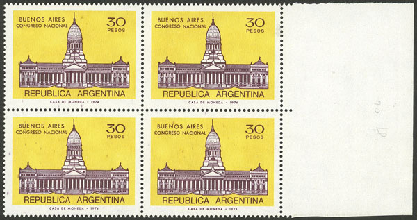Lot 767 - Argentina general issues -  Guillermo Jalil - Philatino Auction # 2605 ARGENTINA: Very good selection of interesting lots with very low prices!
