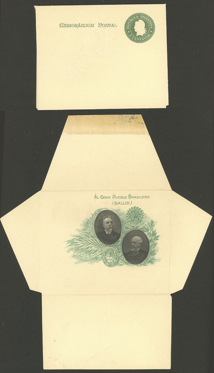 Lot 1055 - Argentina Postal stationery - Guillermo Jalil - Philatino Auction # 2605 ARGENTINA: Very good selection of interesting lots with very low prices! Lot 1055 - Argentina Postal stationery - Guillermo Jalil - Philatino Auction # 2605 ARGENTINA: Very good selection of interesting lots with very low prices!