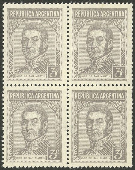 Lot 452 - Argentina general issues -  Guillermo Jalil - Philatino Auction # 2605 ARGENTINA: Very good selection of interesting lots with very low prices!