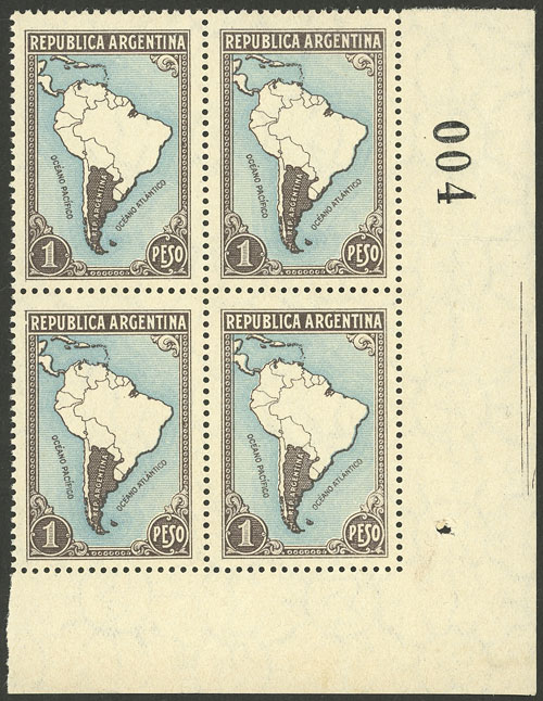 Lot 421 - Argentina general issues -  Guillermo Jalil - Philatino Auction # 2605 ARGENTINA: Very good selection of interesting lots with very low prices!