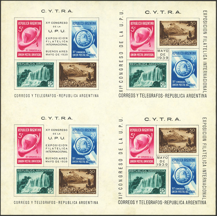 Lot 925 - Argentina souvenir sheets - Guillermo Jalil - Philatino Auction # 2605 ARGENTINA: Very good selection of interesting lots with very low prices! Lot 925 - Argentina souvenir sheets - Guillermo Jalil - Philatino Auction # 2605 ARGENTINA: Very good selection of interesting lots with very low prices!