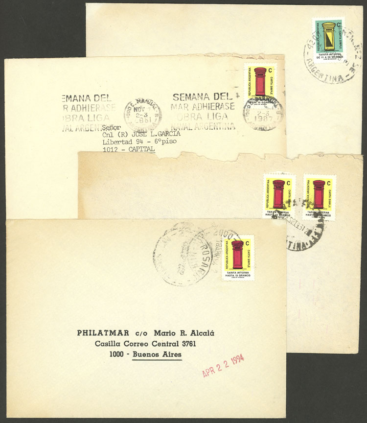 Lot 1195 - Argentina postal history - Guillermo Jalil - Philatino Auction # 2605 ARGENTINA: Very good selection of interesting lots with very low prices! Lot 1195 - Argentina postal history - Guillermo Jalil - Philatino Auction # 2605 ARGENTINA: Very good selection of interesting lots with very low prices!