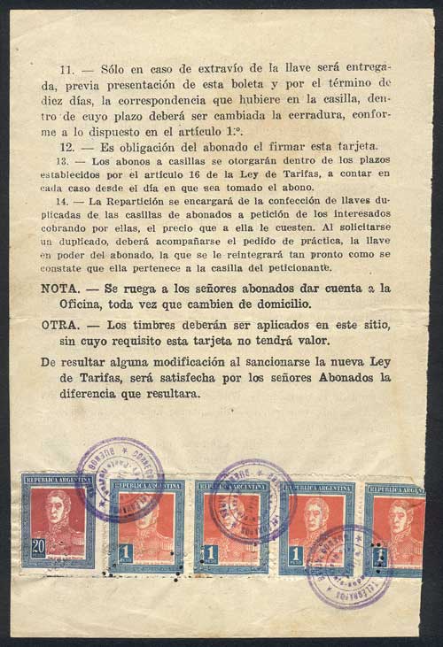 Lot 338 - Argentina general issues - Guillermo Jalil - Philatino Auction # 2605 ARGENTINA: Very good selection of interesting lots with very low prices! Lot 338 - Argentina general issues - Guillermo Jalil - Philatino Auction # 2605 ARGENTINA: Very good selection of interesting lots with very low prices!