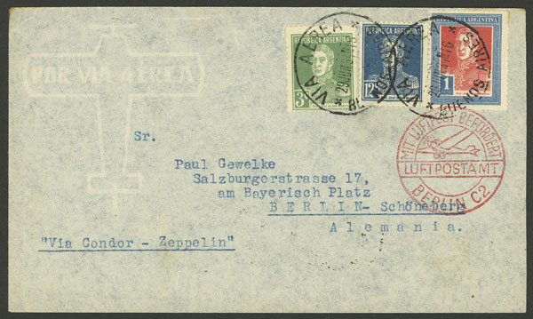 Lot 1146 - Argentina postal history - Guillermo Jalil - Philatino Auction # 2605 ARGENTINA: Very good selection of interesting lots with very low prices! Lot 1146 - Argentina postal history - Guillermo Jalil - Philatino Auction # 2605 ARGENTINA: Very good selection of interesting lots with very low prices!