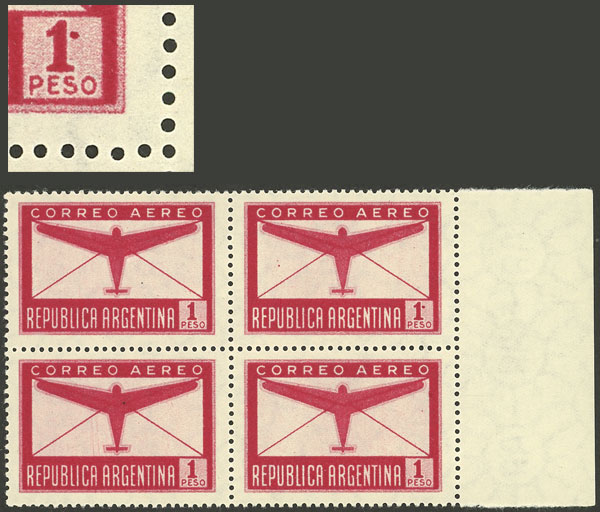Lot 895 - Argentina airmail -  Guillermo Jalil - Philatino Auction # 2605 ARGENTINA: Very good selection of interesting lots with very low prices!