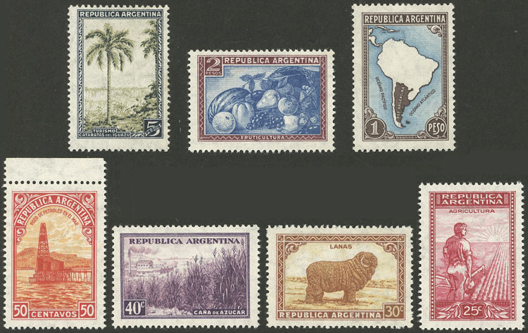 Lot 454 - Argentina general issues -  Guillermo Jalil - Philatino Auction # 2605 ARGENTINA: Very good selection of interesting lots with very low prices!