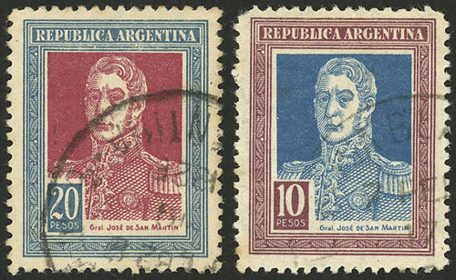 Lot 340 - Argentina general issues - Guillermo Jalil - Philatino Auction # 2605 ARGENTINA: Very good selection of interesting lots with very low prices! Lot 340 - Argentina general issues - Guillermo Jalil - Philatino Auction # 2605 ARGENTINA: Very good selection of interesting lots with very low prices!