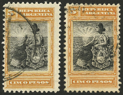 Lot 242 - Argentina general issues -  Guillermo Jalil - Philatino Auction # 2605 ARGENTINA: Very good selection of interesting lots with very low prices!