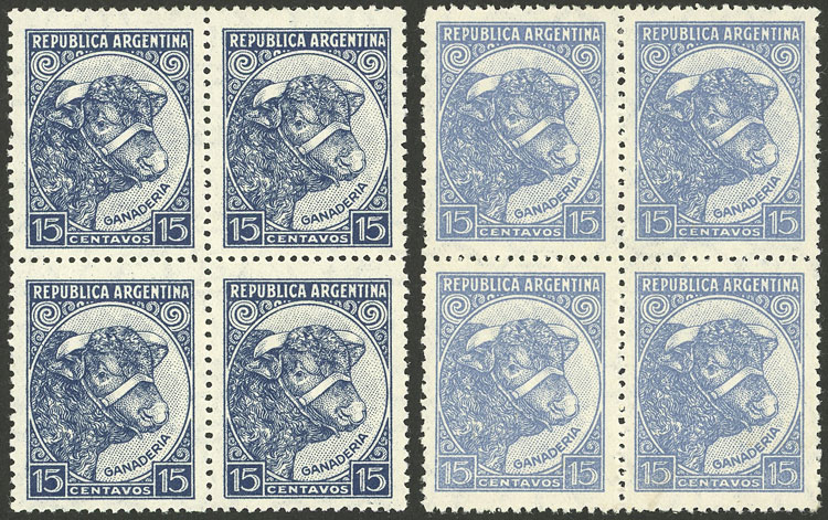 Lot 410 - Argentina general issues -  Guillermo Jalil - Philatino Auction # 2605 ARGENTINA: Very good selection of interesting lots with very low prices!