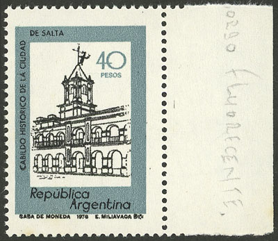 Lot 787 - Argentina general issues - Guillermo Jalil - Philatino Auction # 2605 ARGENTINA: Very good selection of interesting lots with very low prices! Lot 787 - Argentina general issues - Guillermo Jalil - Philatino Auction # 2605 ARGENTINA: Very good selection of interesting lots with very low prices!