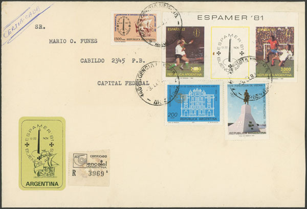Lot 1192 - Argentina postal history - Guillermo Jalil - Philatino Auction # 2605 ARGENTINA: Very good selection of interesting lots with very low prices! Lot 1192 - Argentina postal history - Guillermo Jalil - Philatino Auction # 2605 ARGENTINA: Very good selection of interesting lots with very low prices!