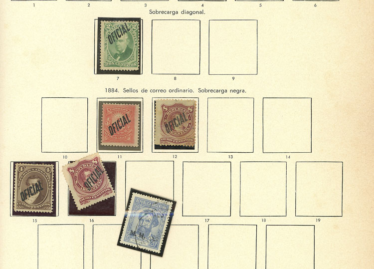 Lot 1007 - Argentina official stamps - Guillermo Jalil - Philatino Auction # 2605 ARGENTINA: Very good selection of interesting lots with very low prices! Lot 1007 - Argentina official stamps - Guillermo Jalil - Philatino Auction # 2605 ARGENTINA: Very good selection of interesting lots with very low prices!