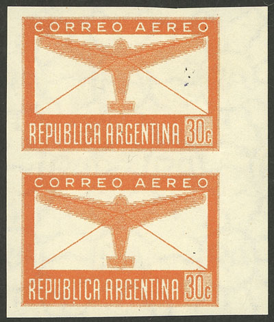 Lot 899 - Argentina airmail -  Guillermo Jalil - Philatino Auction # 2605 ARGENTINA: Very good selection of interesting lots with very low prices!