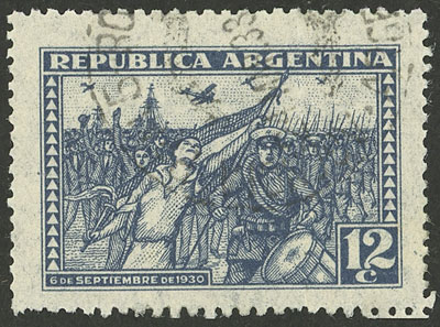 Lot 374 - Argentina general issues -  Guillermo Jalil - Philatino Auction # 2605 ARGENTINA: Very good selection of interesting lots with very low prices!