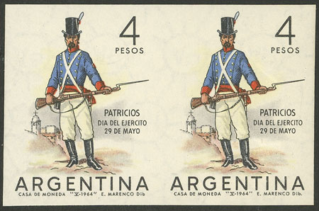 Lot 719 - Argentina general issues -  Guillermo Jalil - Philatino Auction # 2605 ARGENTINA: Very good selection of interesting lots with very low prices!