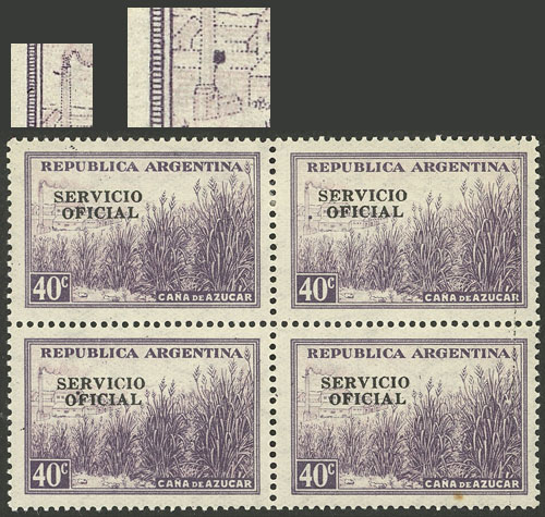 Lot 985 - Argentina official stamps -  Guillermo Jalil - Philatino Auction # 2605 ARGENTINA: Very good selection of interesting lots with very low prices!