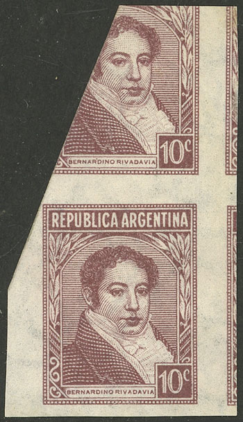 Lot 453 - Argentina general issues -  Guillermo Jalil - Philatino Auction # 2605 ARGENTINA: Very good selection of interesting lots with very low prices!