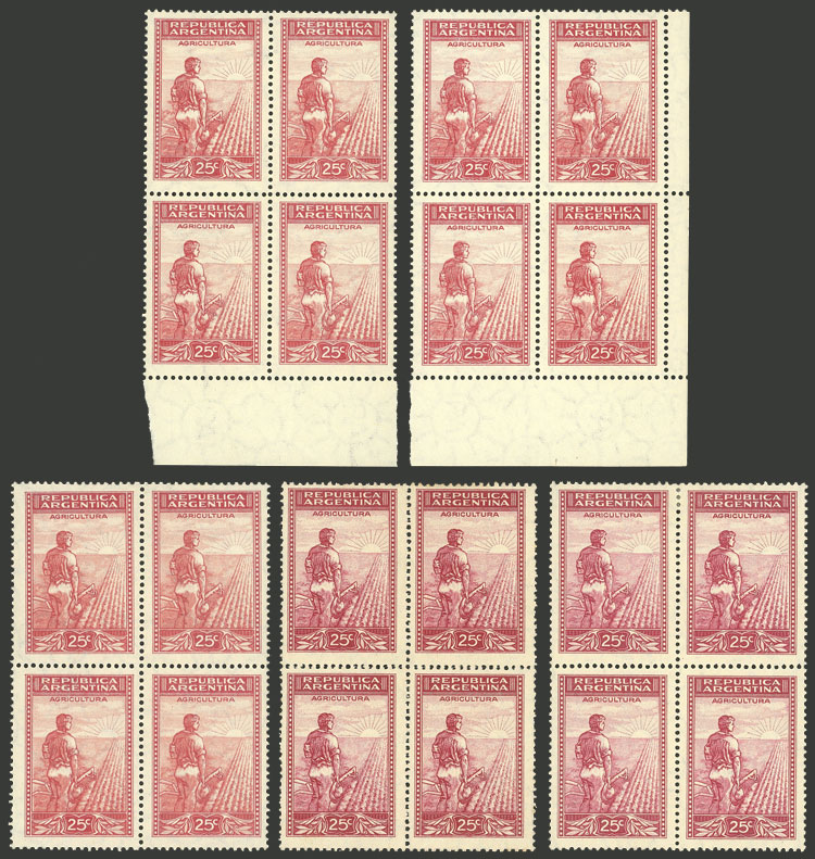 Lot 414 - Argentina general issues -  Guillermo Jalil - Philatino Auction # 2605 ARGENTINA: Very good selection of interesting lots with very low prices!