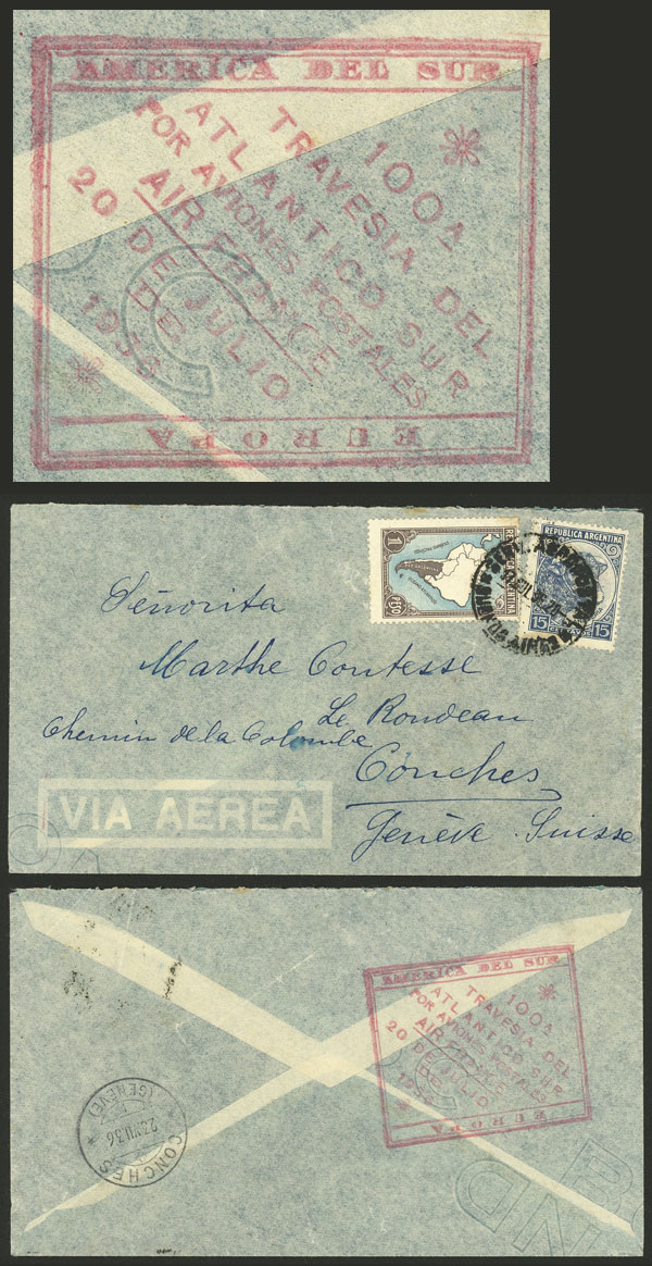 Lot 1149 - Argentina postal history - Guillermo Jalil - Philatino Auction # 2605 ARGENTINA: Very good selection of interesting lots with very low prices! Lot 1149 - Argentina postal history - Guillermo Jalil - Philatino Auction # 2605 ARGENTINA: Very good selection of interesting lots with very low prices!