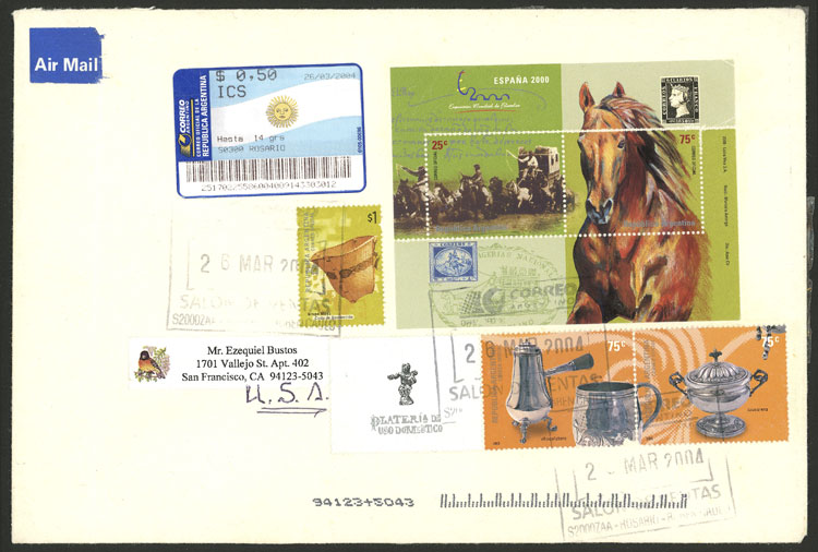Lot 1200 - Argentina postal history - Guillermo Jalil - Philatino Auction # 2605 ARGENTINA: Very good selection of interesting lots with very low prices! Lot 1200 - Argentina postal history - Guillermo Jalil - Philatino Auction # 2605 ARGENTINA: Very good selection of interesting lots with very low prices!