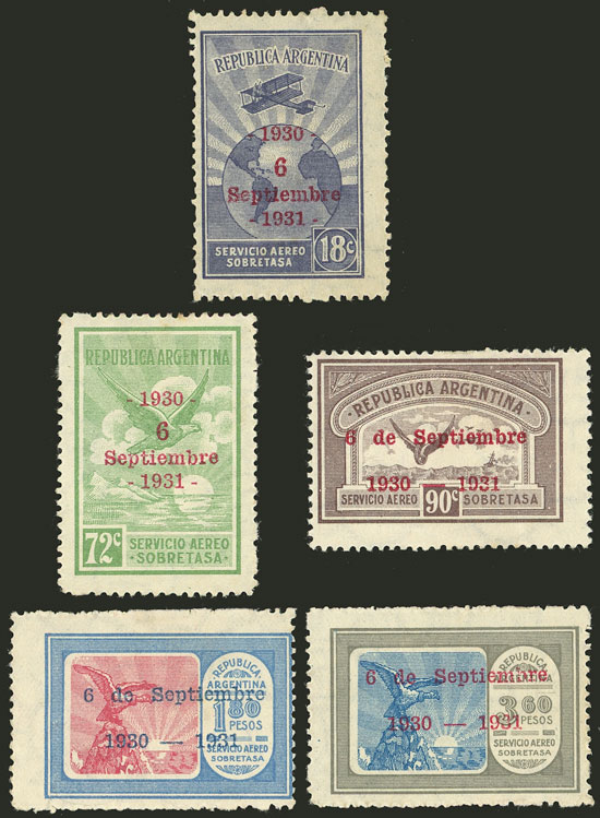 Lot 386 - Argentina general issues -  Guillermo Jalil - Philatino Auction # 2605 ARGENTINA: Very good selection of interesting lots with very low prices!