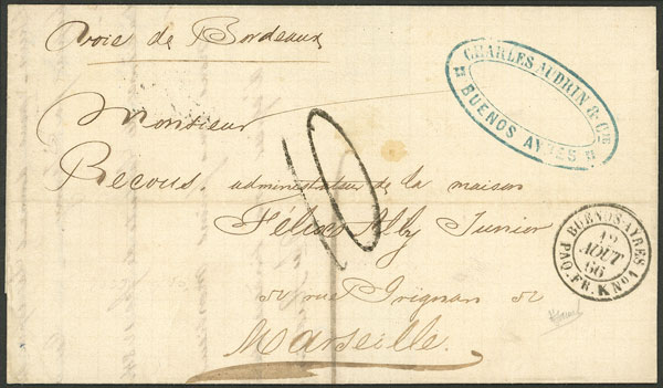 Lot 1087 - Argentina postal history - Guillermo Jalil - Philatino Auction # 2605 ARGENTINA: Very good selection of interesting lots with very low prices! Lot 1087 - Argentina postal history - Guillermo Jalil - Philatino Auction # 2605 ARGENTINA: Very good selection of interesting lots with very low prices!