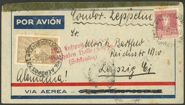 Lot 1143 - Argentina postal history - Guillermo Jalil - Philatino Auction # 2605 ARGENTINA: Very good selection of interesting lots with very low prices! Lot 1143 - Argentina postal history - Guillermo Jalil - Philatino Auction # 2605 ARGENTINA: Very good selection of interesting lots with very low prices!
