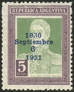 Lot 384 - Argentina general issues -  Guillermo Jalil - Philatino Auction # 2605 ARGENTINA: Very good selection of interesting lots with very low prices!