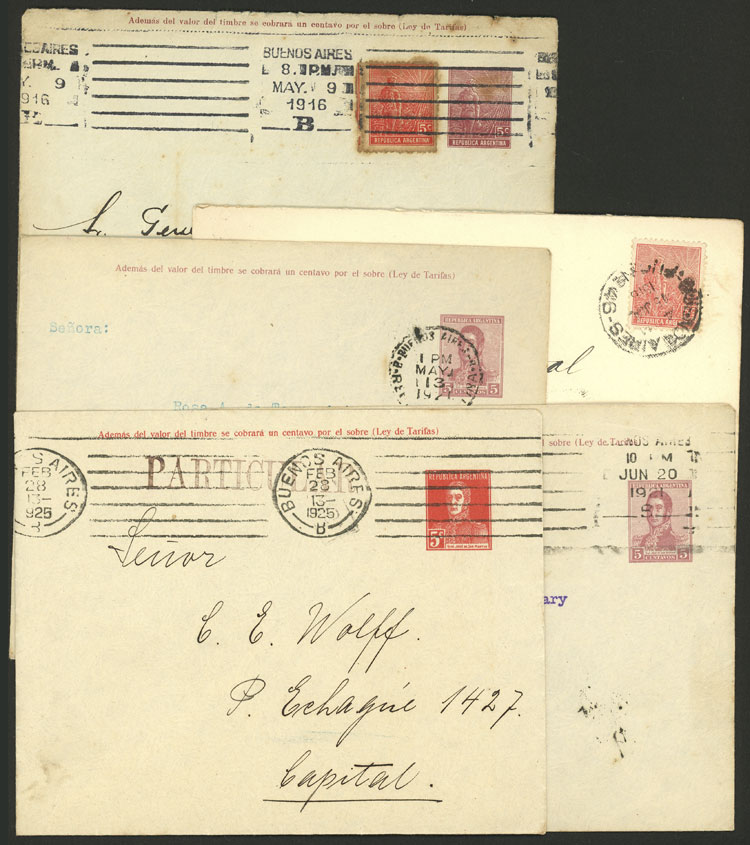 Lot 1121 - Argentina postal history -  Guillermo Jalil - Philatino Auction # 2605 ARGENTINA: Very good selection of interesting lots with very low prices!