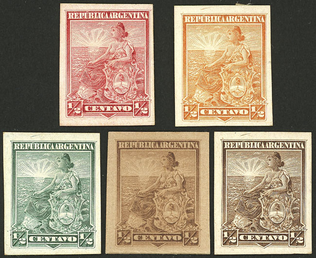 Lot 227 - Argentina general issues -  Guillermo Jalil - Philatino Auction # 2605 ARGENTINA: Very good selection of interesting lots with very low prices!